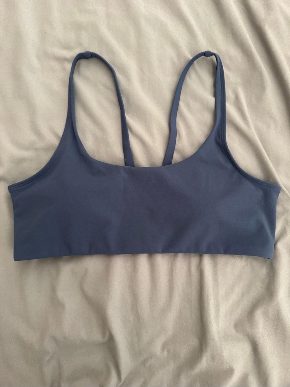 VUORI Women's Seamless Scoop Neck Bralette - Slate Blue